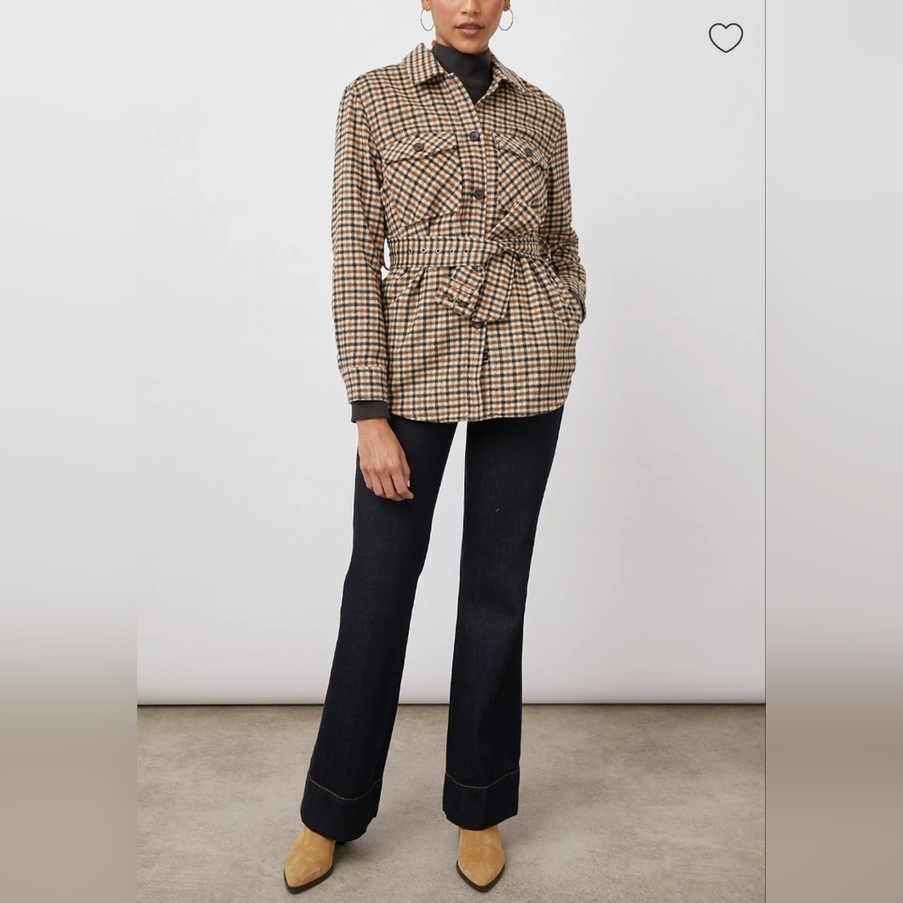 NWOT Rails Rhodes Jacket Ochre Sand Mocha Color - Picture 2 of 10